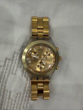 Swatch Gold Metal Bracelet Watch Band